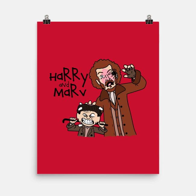 Harry and Marv!-none matte poster-Raffiti