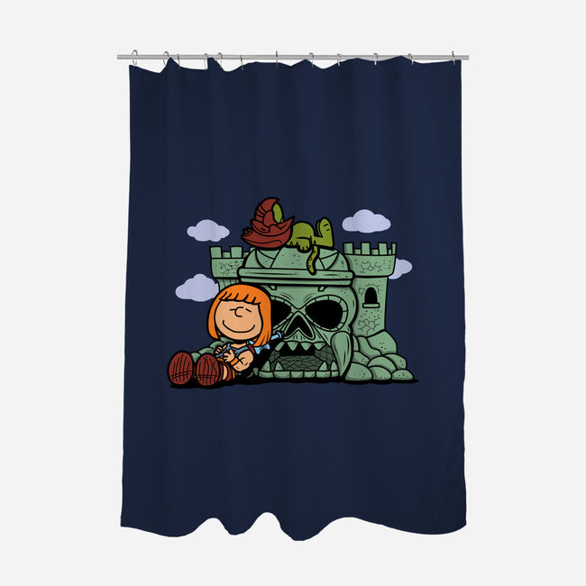 Eternian Nuts-none polyester shower curtain-Boggs Nicolas