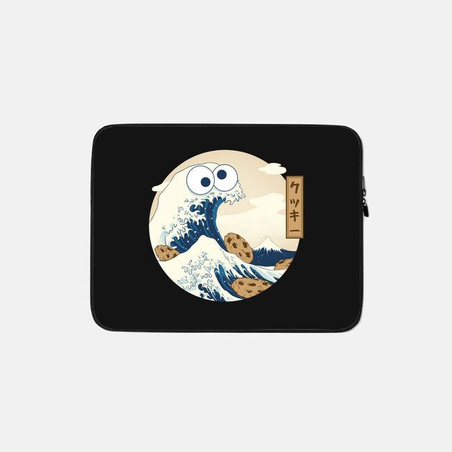 Cookiegawa Wave-none zippered laptop sleeve-glassstaff