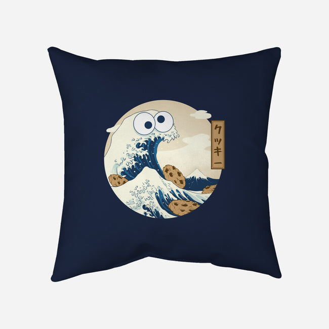 Cookiegawa Wave-none removable cover throw pillow-glassstaff