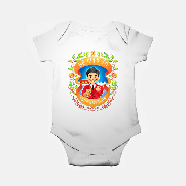 Be Kind to Your Neighbor-baby basic onesie-starsalts