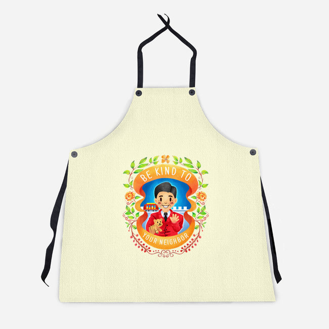 Be Kind to Your Neighbor-unisex kitchen apron-starsalts