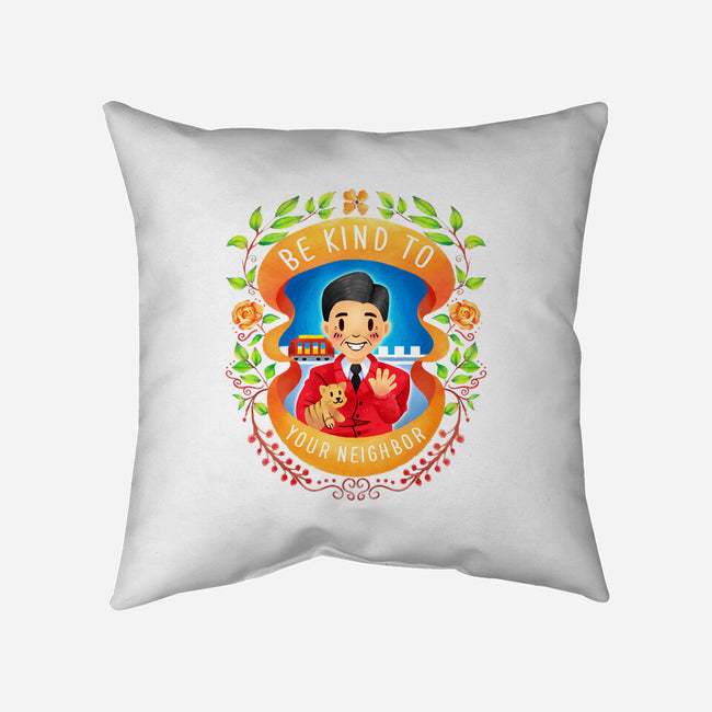 Be Kind to Your Neighbor-none non-removable cover w insert throw pillow-starsalts