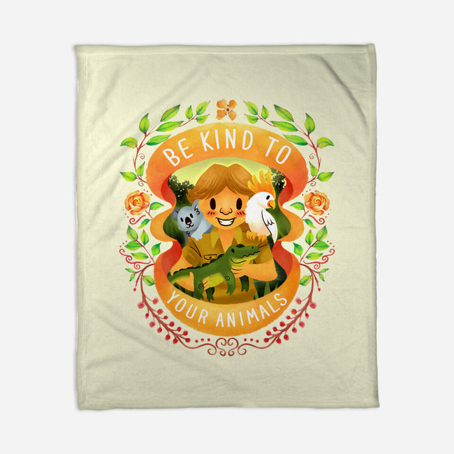 Be Kind to Your Animals-none fleece blanket-starsalts