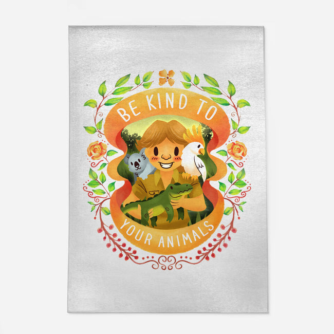 Be Kind to Your Animals-none indoor rug-starsalts