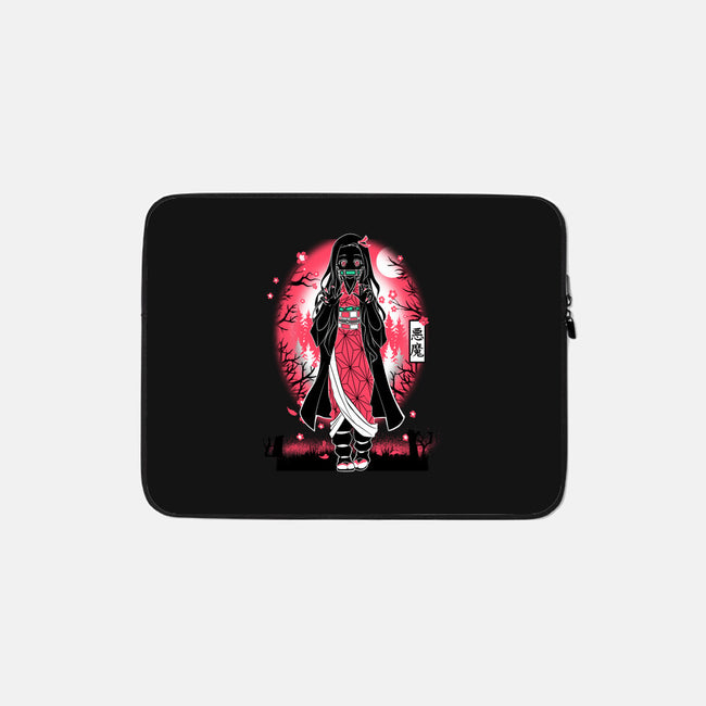 My Demon Sister-none zippered laptop sleeve-constantine2454