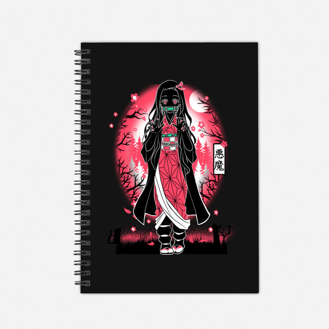 My Demon Sister-none dot grid notebook-constantine2454