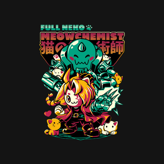 Full Neko Meowchemist-none removable cover w insert throw pillow-ilustrata