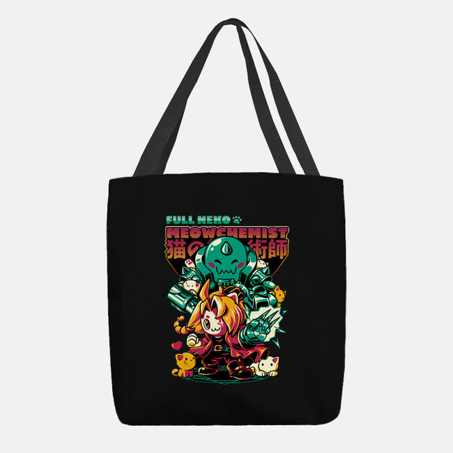 Full Neko Meowchemist-none basic tote-ilustrata