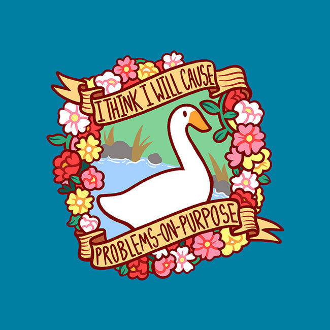 Problematic Goose-none drawstring bag-starsalts