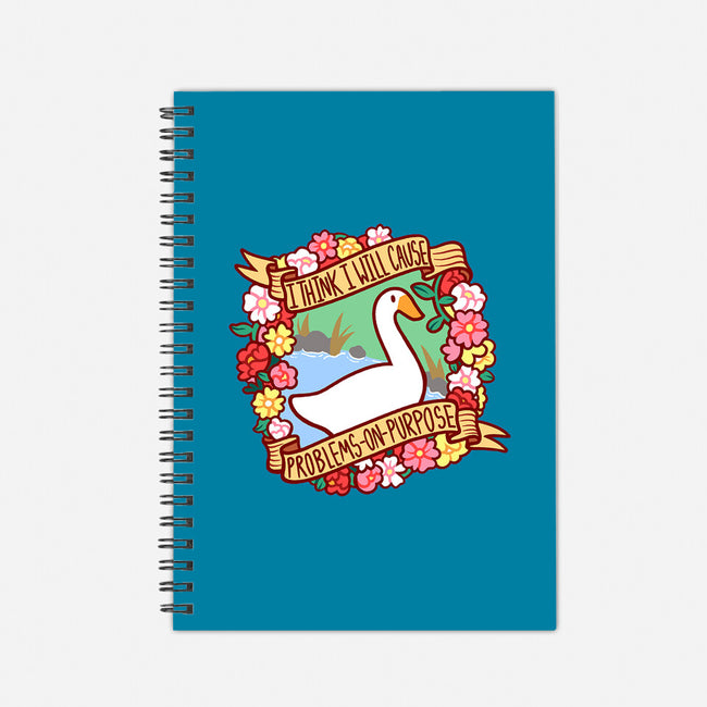 Problematic Goose-none dot grid notebook-starsalts