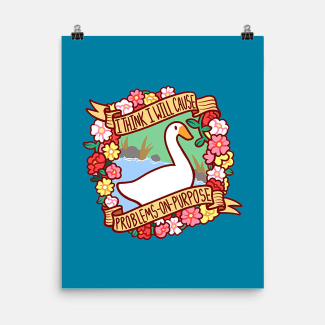 Problematic Goose-none matte poster-starsalts