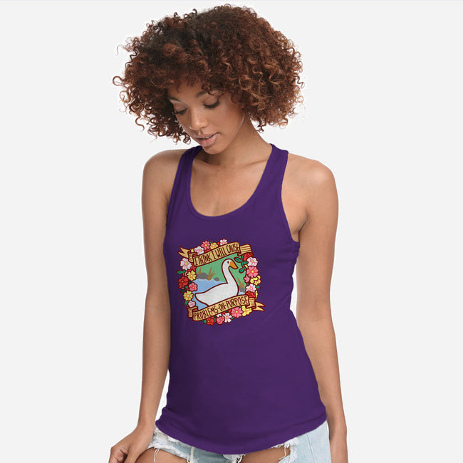Problematic Goose-womens racerback tank-starsalts