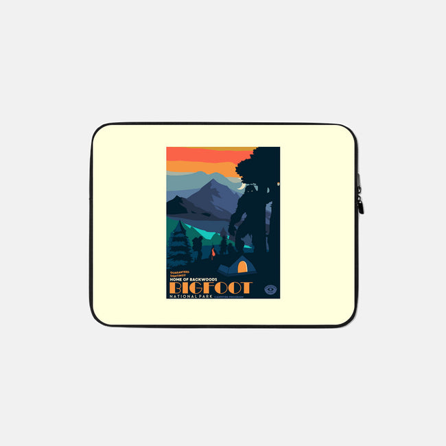 Bigfoot National Park-none zippered laptop sleeve-heydale