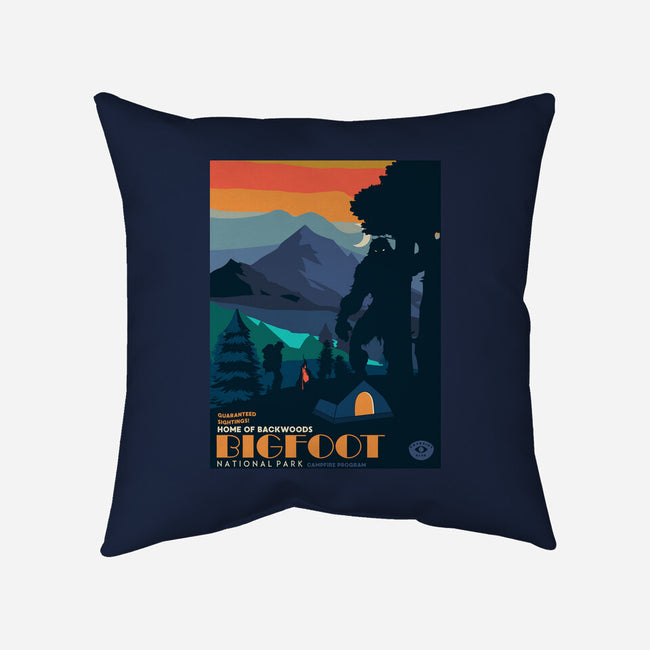 Bigfoot National Park-none removable cover w insert throw pillow-heydale
