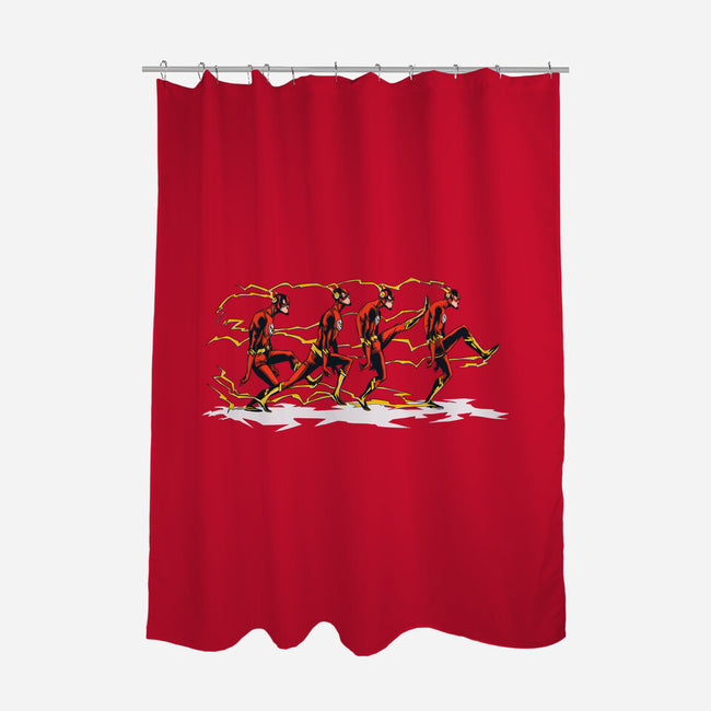 The Speedster of Silly Walks-none polyester shower curtain-zascanauta