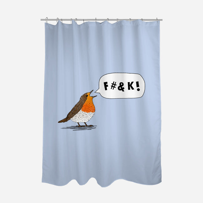 F**k Robin-none polyester shower curtain-martinascott