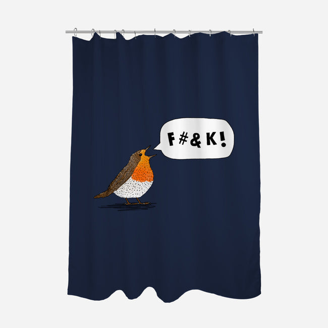 F**k Robin-none polyester shower curtain-martinascott