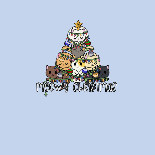 A Very Meowy Christmas-mens heavyweight tee-kosmicsatellite