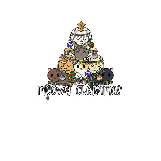 A Very Meowy Christmas-mens heavyweight tee-kosmicsatellite