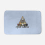 A Very Meowy Christmas-none memory foam bath mat-kosmicsatellite