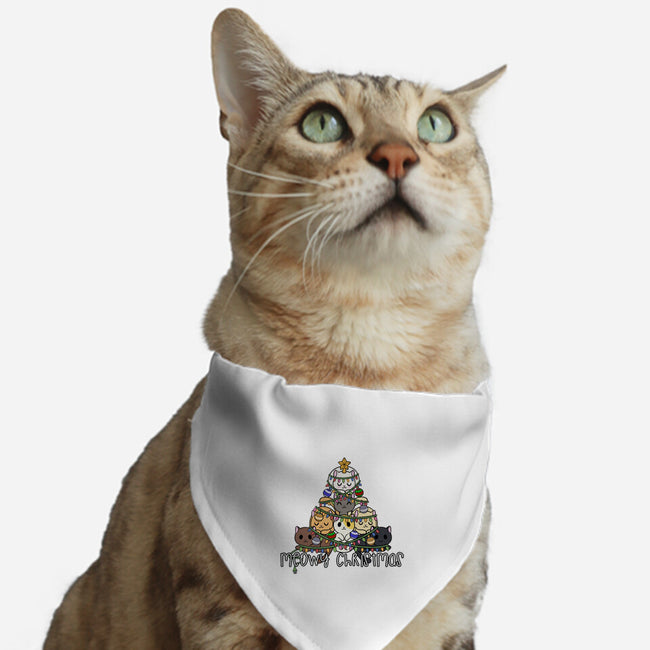 A Very Meowy Christmas-cat adjustable pet collar-kosmicsatellite