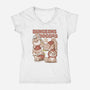 Dungeons and Doggos-womens v-neck tee-glassstaff