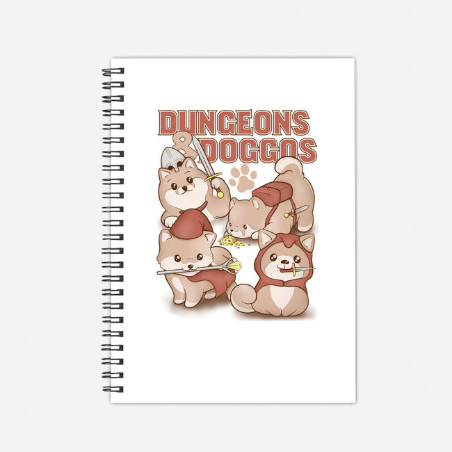 Dungeons and Doggos-none dot grid notebook-glassstaff