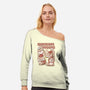 Dungeons and Doggos-womens off shoulder sweatshirt-glassstaff