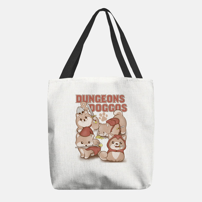 Dungeons and Doggos-none basic tote-glassstaff