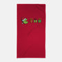 Grinched-Man-none beach towel-jrcreativo