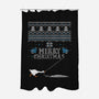 Honked Christmas-none polyester shower curtain-Olipop