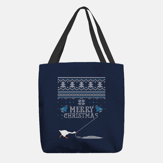 Honked Christmas-none basic tote-Olipop