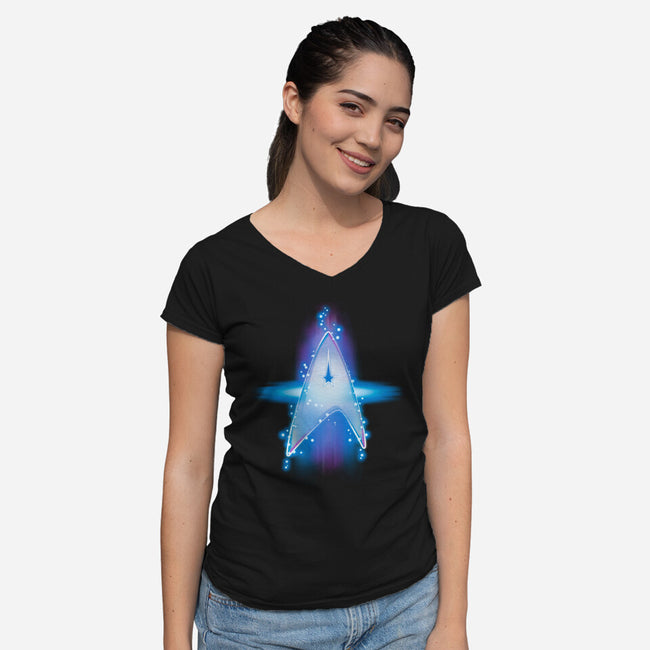 Transportrek-womens v-neck tee-Getsousa!