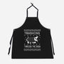 Trashing Through the Snow-unisex kitchen apron-identitypollution