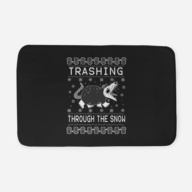 Trashing Through the Snow-none memory foam bath mat-identitypollution