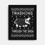 Trashing Through the Snow-none stretched canvas-identitypollution