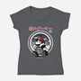 Old School Gaming-womens v-neck tee-cero81