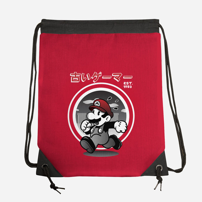 Old School Gaming-none drawstring bag-cero81