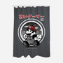 Old School Gaming-none polyester shower curtain-cero81