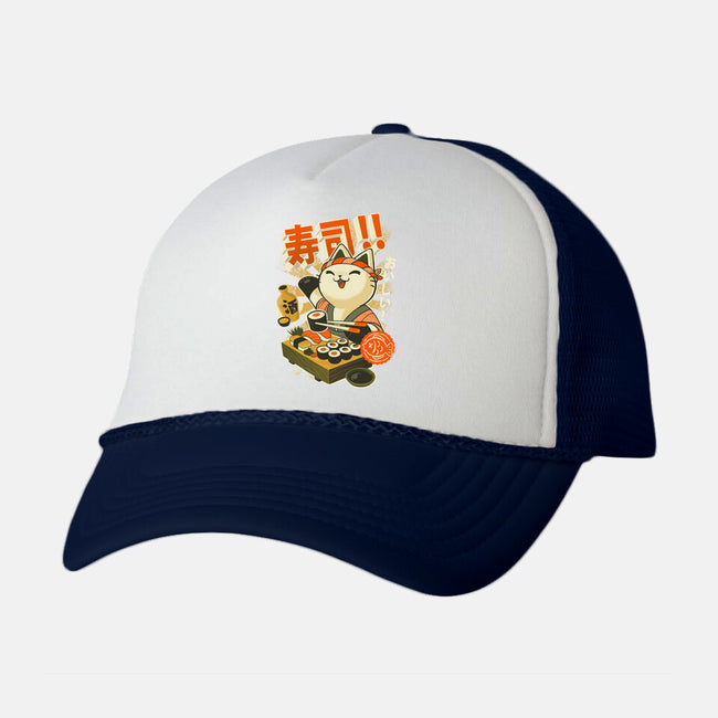 Sushi Chef-unisex trucker hat-BlancaVidal