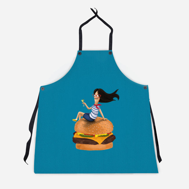 Burger Mom-unisex kitchen apron-miaecook