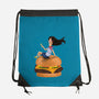 Burger Mom-none drawstring bag-miaecook