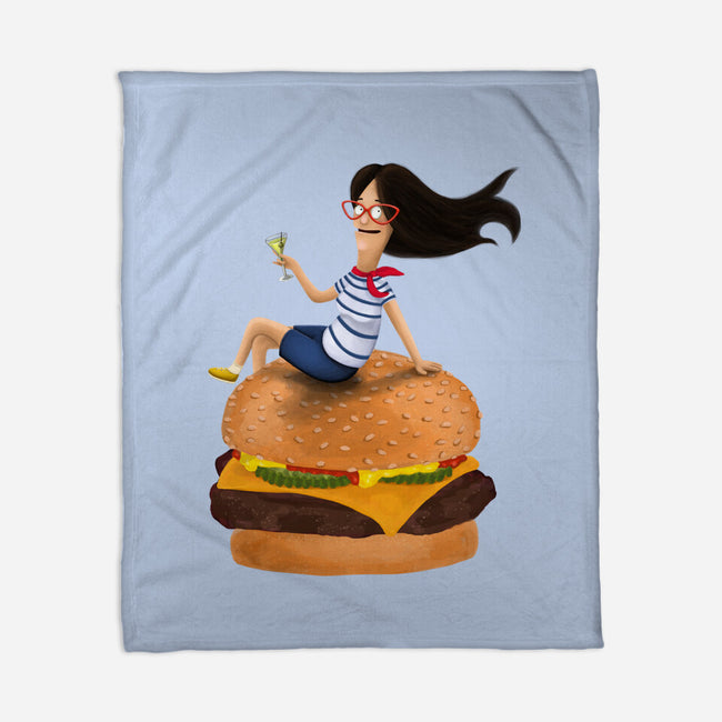 Burger Mom-none fleece blanket-miaecook