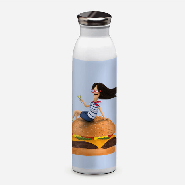Burger Mom-none water bottle drinkware-miaecook