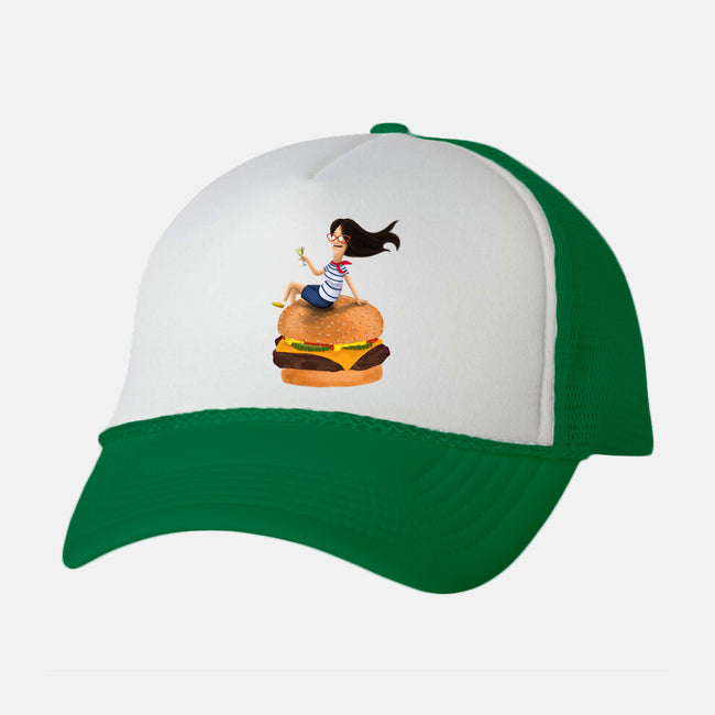 Burger Mom-unisex trucker hat-miaecook