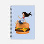 Burger Mom-none dot grid notebook-miaecook