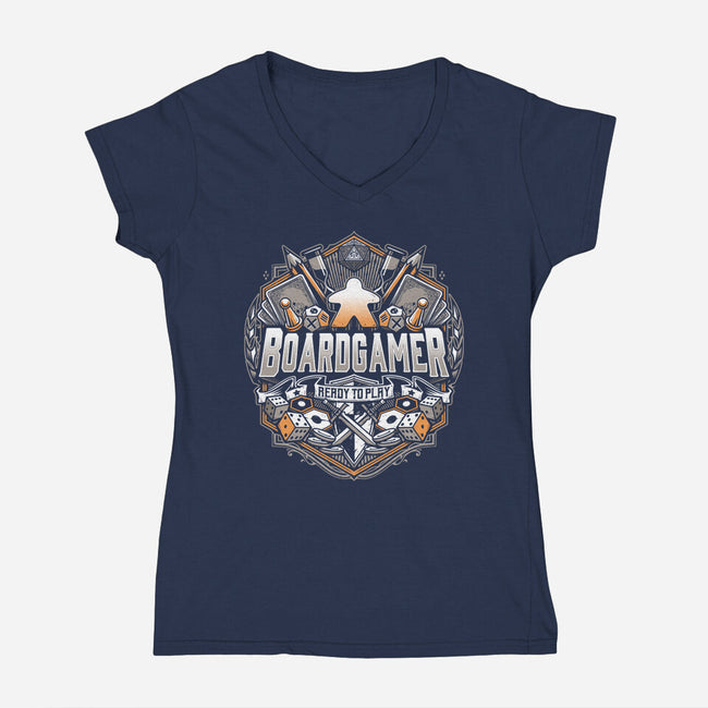 BoardGamer-womens v-neck tee-StudioM6