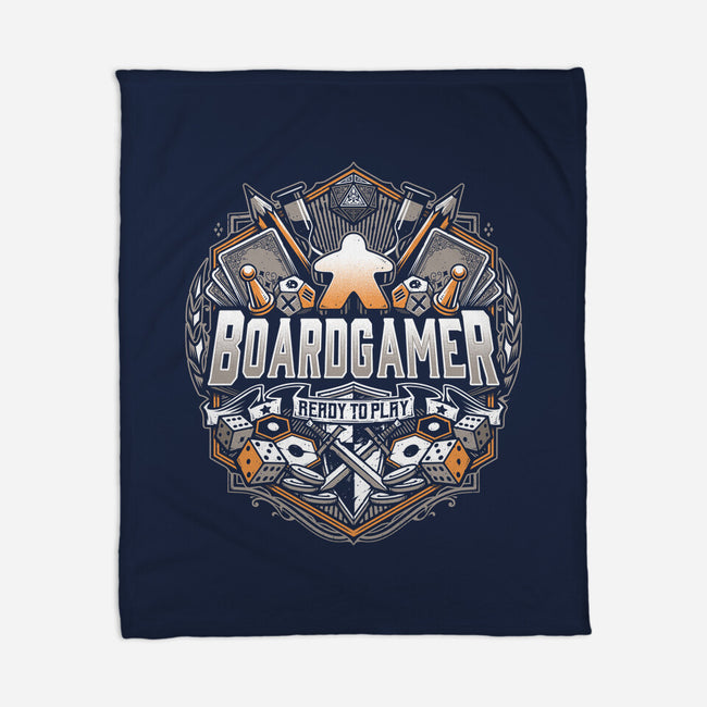 BoardGamer-none fleece blanket-StudioM6