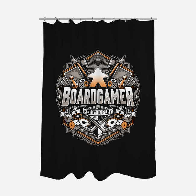 BoardGamer-none polyester shower curtain-StudioM6